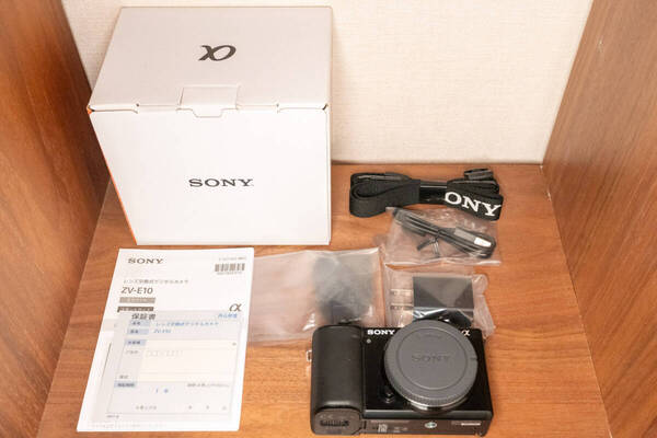 ZV-E10 VLOGCAM ボディ単体 SONY ミラーレス一眼 ソニー 美品