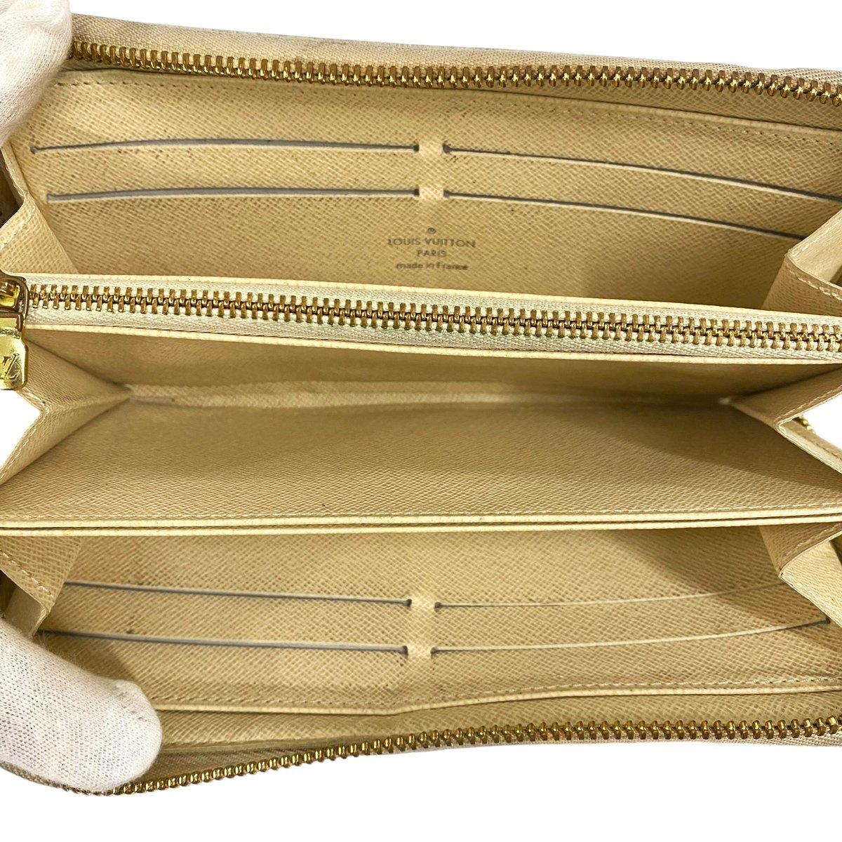 Louis Vuitton ルイヴィトン N60019 ダミエ アズール ジッピーウォレット ラウンドファスナー 長財布 ホワイト メンズ【中古】 Louis Vuitton ルイヴィトン N60019 ダミエ アズール ジッピーウォレット ラウンドファスナー 長財布 ホワイト メンズ【中古】