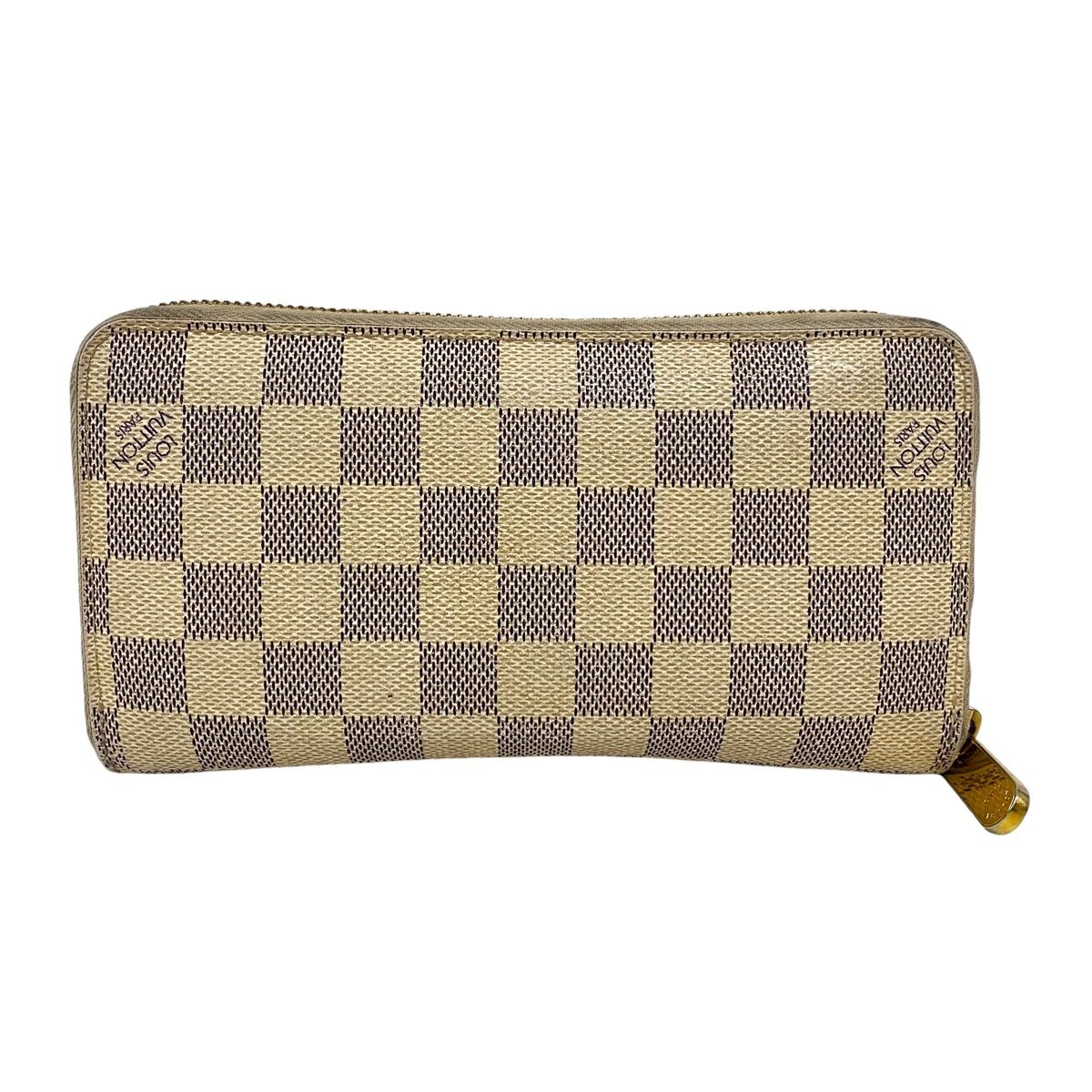 Louis Vuitton ルイヴィトン N60019 ダミエ アズール ジッピーウォレット ラウンドファスナー 長財布 ホワイト メンズ【中古】 Louis Vuitton ルイヴィトン N60019 ダミエ アズール ジッピーウォレット ラウンドファスナー 長財布 ホワイト メンズ【中古】