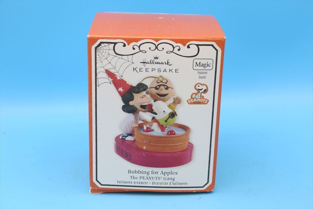 Hallmark Halloween Ornament/Peanuts/Bobbing for Apples/チャーリー ルーシーフライングエース オーナメント/183155222