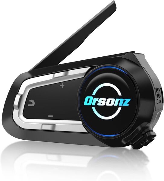 新品未使用 バイク インカム V10S バイク用 Bluetooth5.3 距離2000m 防水 防塵 長時間 内蔵マイク ツーリング 小型 最新版 黒