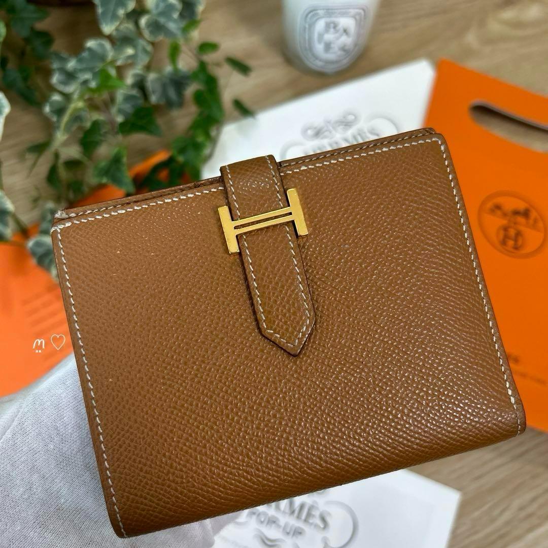 ☆ミニマム ミニ財布☆ベアン ミニ ウォレット Yahoo!オークション -「エルメス 財布 ベアン ミニ」の落札相場