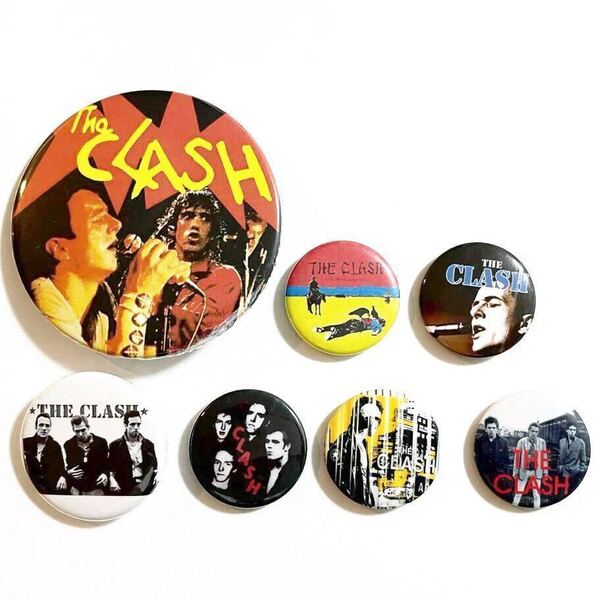 ☆新品☆The Clash ザ・クラッシュ パンク バッジ(検)666 ライダース ジャケット Sex Pistols The Damned セディショナリーズ #1