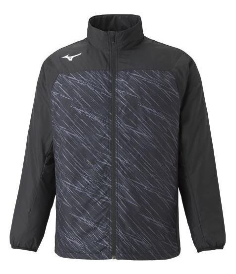 【MIZUNO】ミズノ サッカー 中綿ウォーマージャケット&パンツ Lサイズ Black
