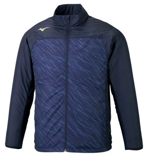 【MIZUNO】ミズノ サッカー 中綿ウォーマージャケット&パンツ Lサイズ Navy