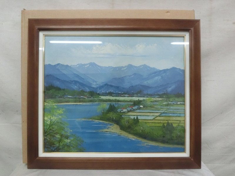 楽天市場】辻 真砂 「草原」 油彩8号 : 小野画廊