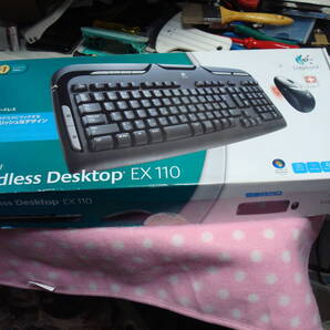 Logicool Cordless Desktop キーボード&マウスセット品 EX110 美品 送料無料