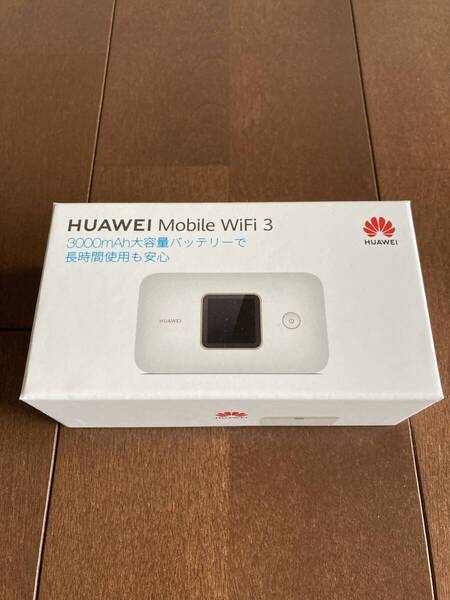 未開封 HUAWEI Mobile WiFi 3 ポケットWiFi 300Mbps 高速LTE切替式デュアルバンド 3000mAh E5785-320a HUAWEI AI Lifeアプリ ホワイト