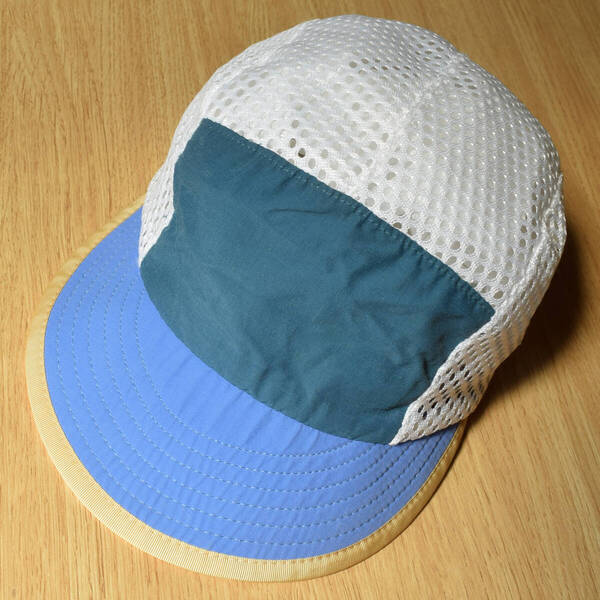 美品 USA製 95年 人気!patagonia ダックビルキャップ メッシュ 廃番希少品 ダックビル スプーンビル 山と道 surf キャップ トレラ