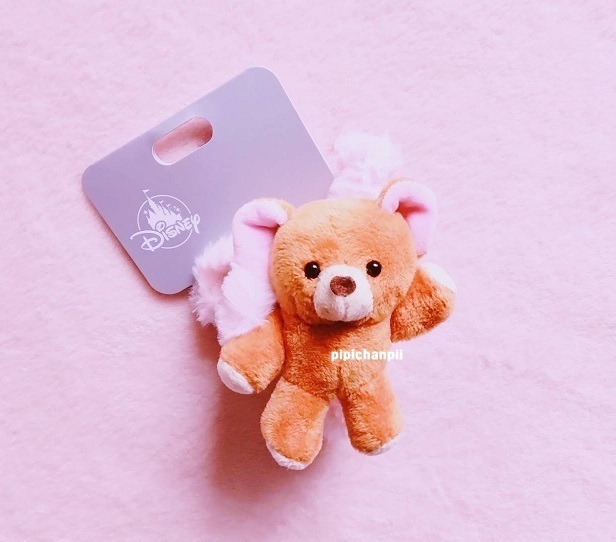 ☆マイケルのテディベア ぬいぐるみ ヘアクリップ ピンク