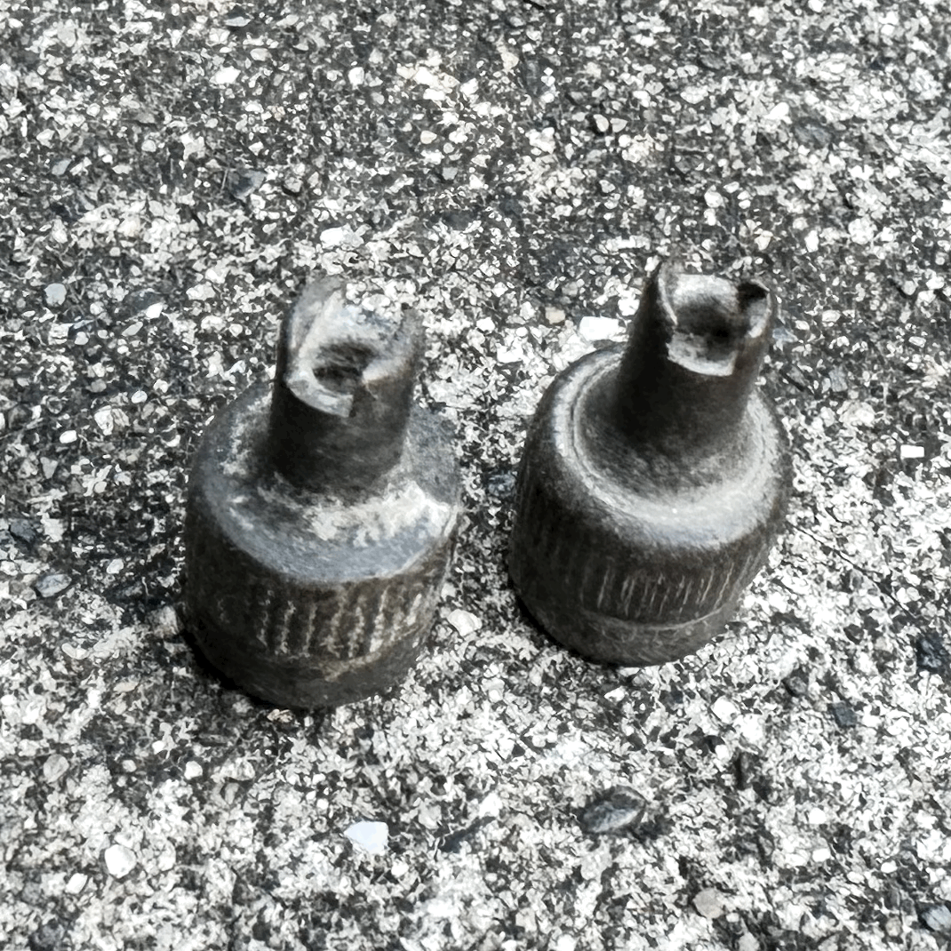 1-18 激レア ビンテージ バルブキャップ ハーレー パン ナックル ショベル トライアンフ タイヤ チョッパー WL UL BUCO BECK BATES