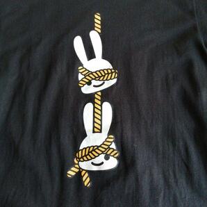 CUNE キューン Tシャツ 縄 黒 半袖