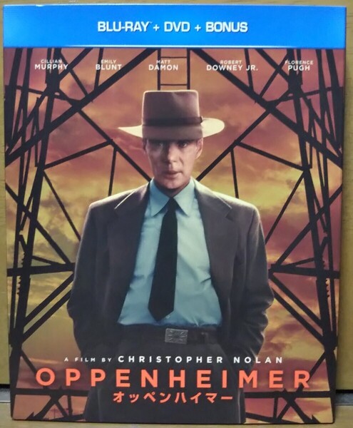 オッペンハイマー Blu-ray+ボーナスディスク 純正ケース&スリーブケースのみ DVD欠品 クリストファー・ノーラン監督 キリアン・マーフィー