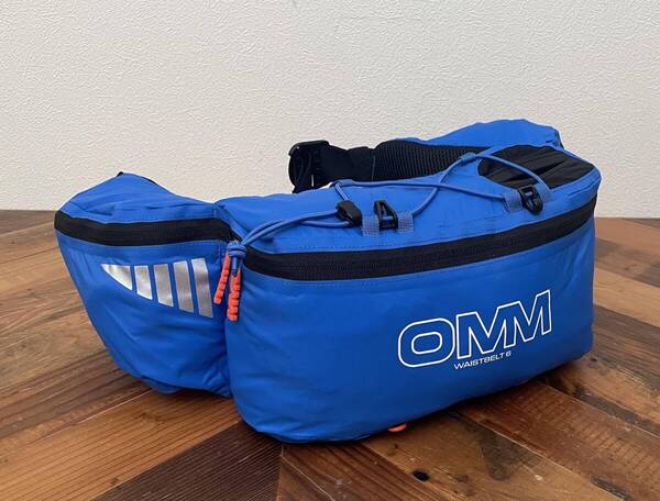 【ボトル付き】OMM Go WaistBelt 6 Blue オリジナルマウンテンマラソン ウエストベルト6 ポーチ UL ウルトラライト トレイルランニング