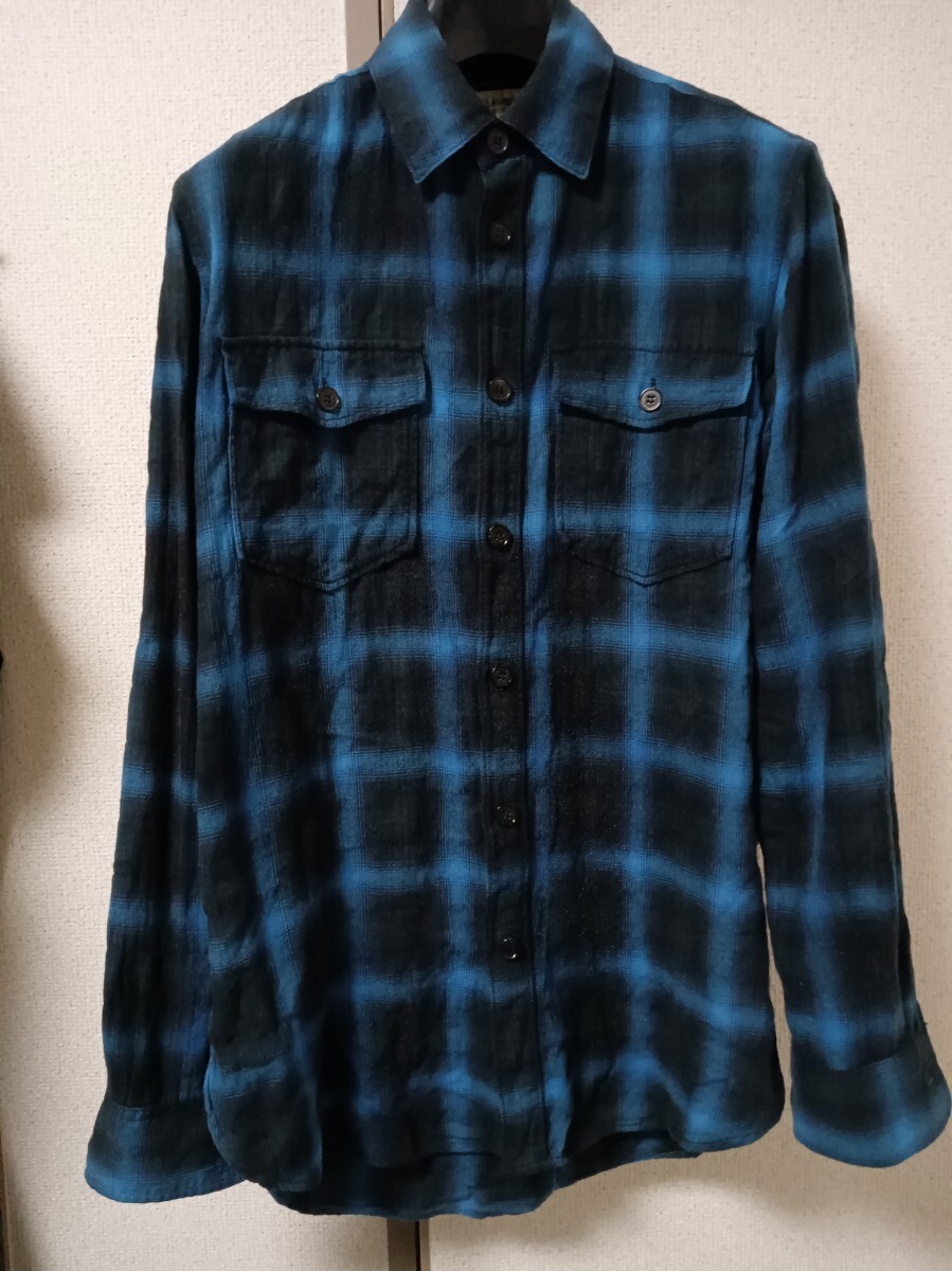 Yahoo!オークション -「saint laurent チェック シャツ」(イヴ Yahoo!オークション -「saint laurent チェック シャツ」(イヴ