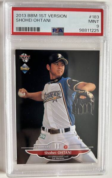 【PSA9】 2013 BBM 1STバージョン 大谷翔平 日本ハム ドジャース ルーキーカード #183