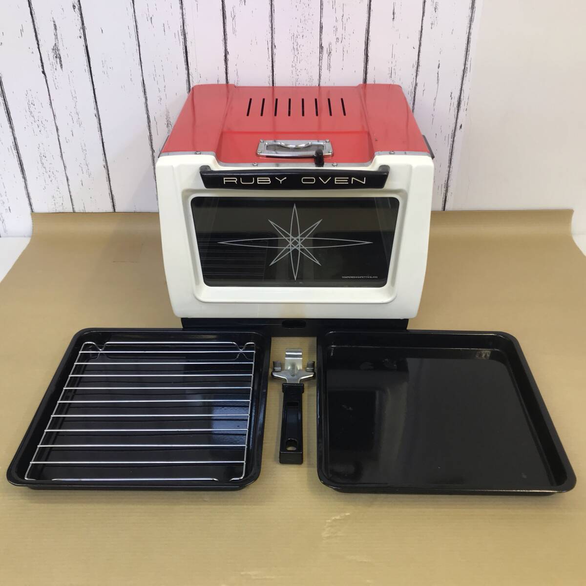 RUBY OVEN 天火オーブン ルビー107型 希少 箱付き 昭和レトロ RUBY OVEN 天火オーブン ルビー107型 希少 箱付き 昭和レトロ