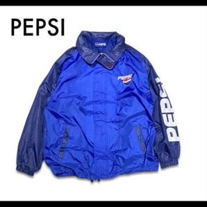 90’s ペプシ/PEPSI ナイロンジャケット ロゴプリント 袖プリ 刺繍☆ビンテージ vintage古着 激安 大量出品中