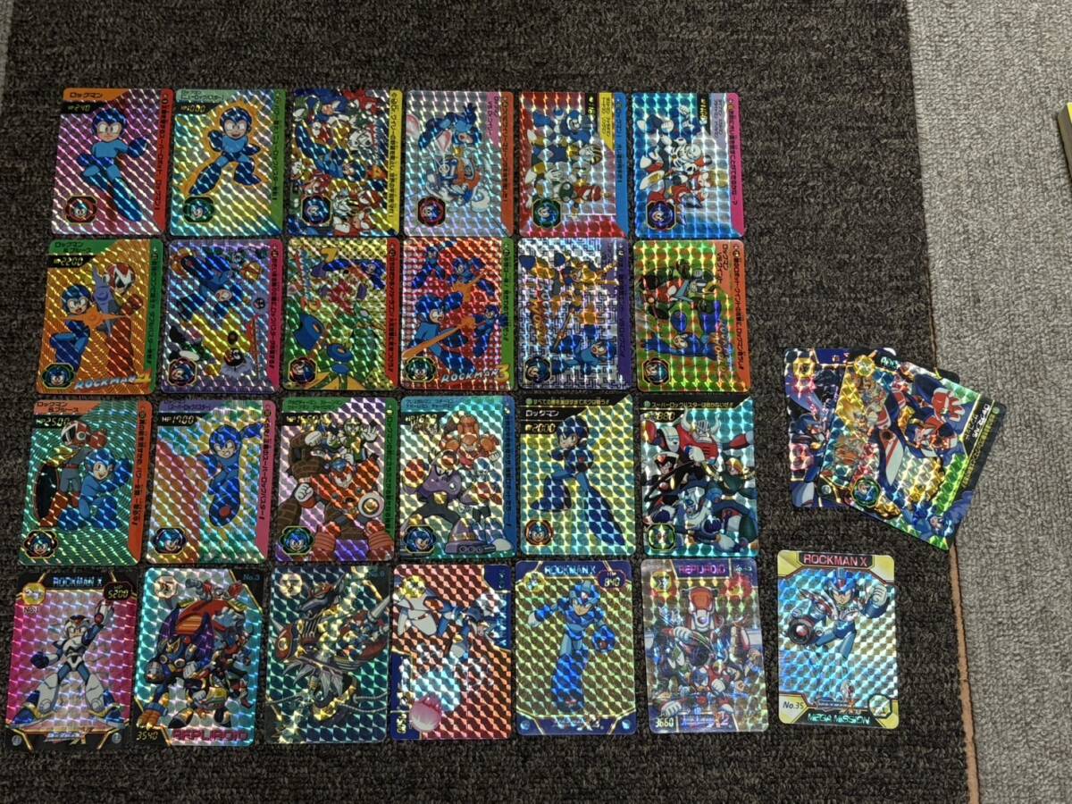 コレクター品 ロックマン カードダス 1弾 2弾キラコンプ