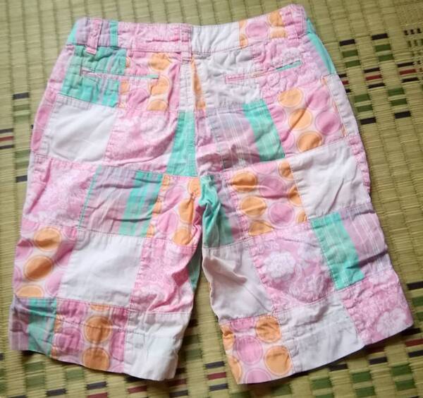 新古品 パッチワーク ハーフパンツ 130cm