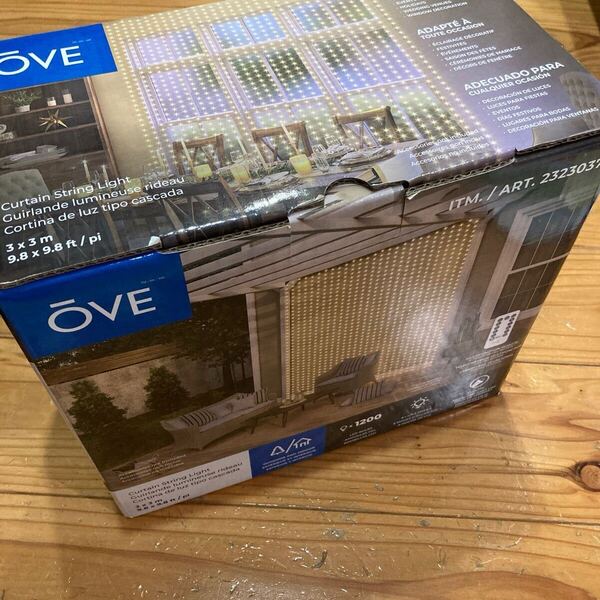 新品未開封即決送料無料♪OVE LEDカーテンストリングライトW300㎝/30本/1200LED イベント パーティー 店舗飾り付けで華やか♪
