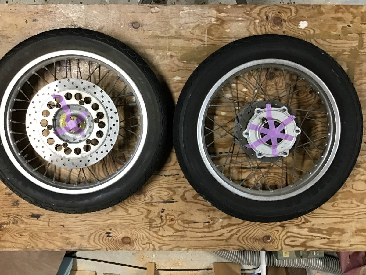 Yahoo!オークション -「sr400 ホイール フロント」(セット Yahoo!オークション -「sr400 ホイール フロント」(セット
