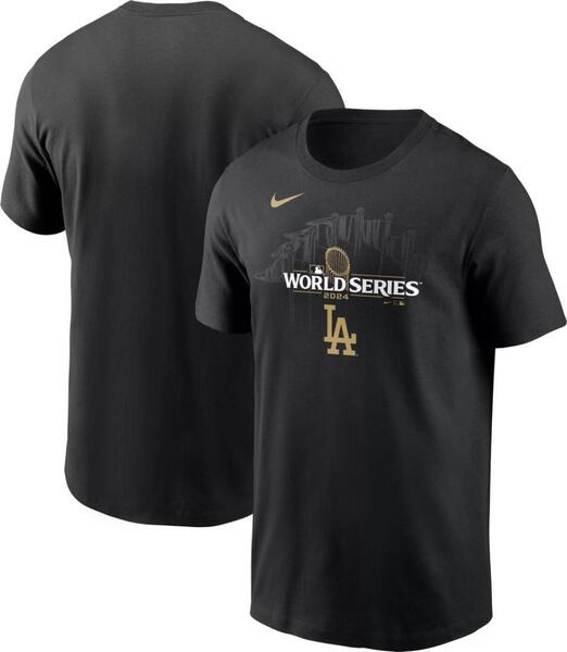 ロサンゼルス ドジャース 2024 ワールドシリーズ Tシャツ ブラック Nike/MLB 米国サイズ M/日本サイズのLに近い 大谷翔平