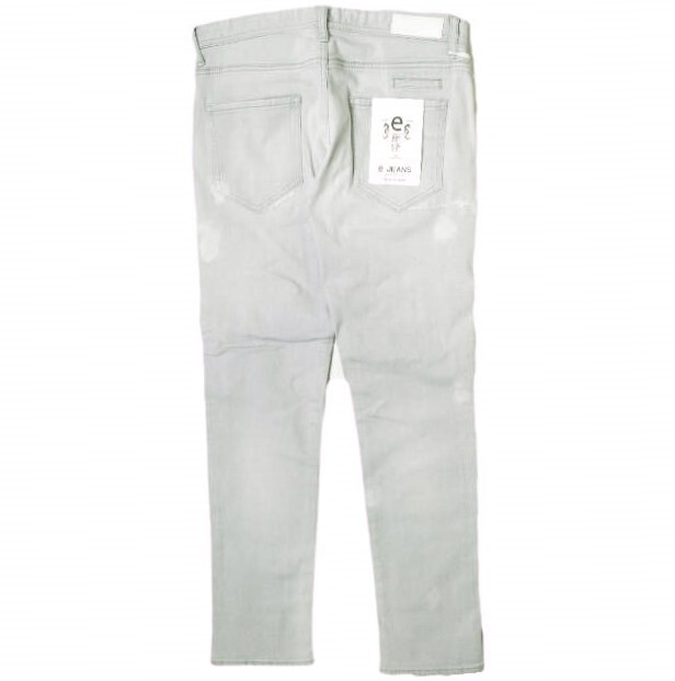 新品 e JEANS イージーンズ TAPERED 岡山児島 クラッシュ加工 テーパードデニムパンツ e-L805-065 27 Azure Gray 定価36,300円 g17334 新品 e JEANS イージーンズ TAPERED 岡山児島 クラッシュ加工 テーパードデニムパンツ e-L805-065 27 Azure Gray 定価36,300円 g17334
