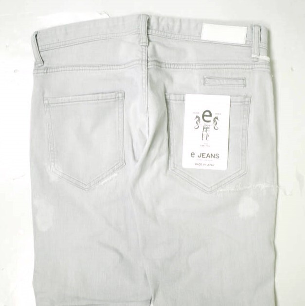 新品 e JEANS イージーンズ TAPERED 岡山児島 クラッシュ加工 テーパードデニムパンツ e-L805-065 27 Azure Gray 定価36,300円 g17334 新品 e JEANS イージーンズ TAPERED 岡山児島 クラッシュ加工 テーパードデニムパンツ e-L805-065 27 Azure Gray 定価36,300円 g17334
