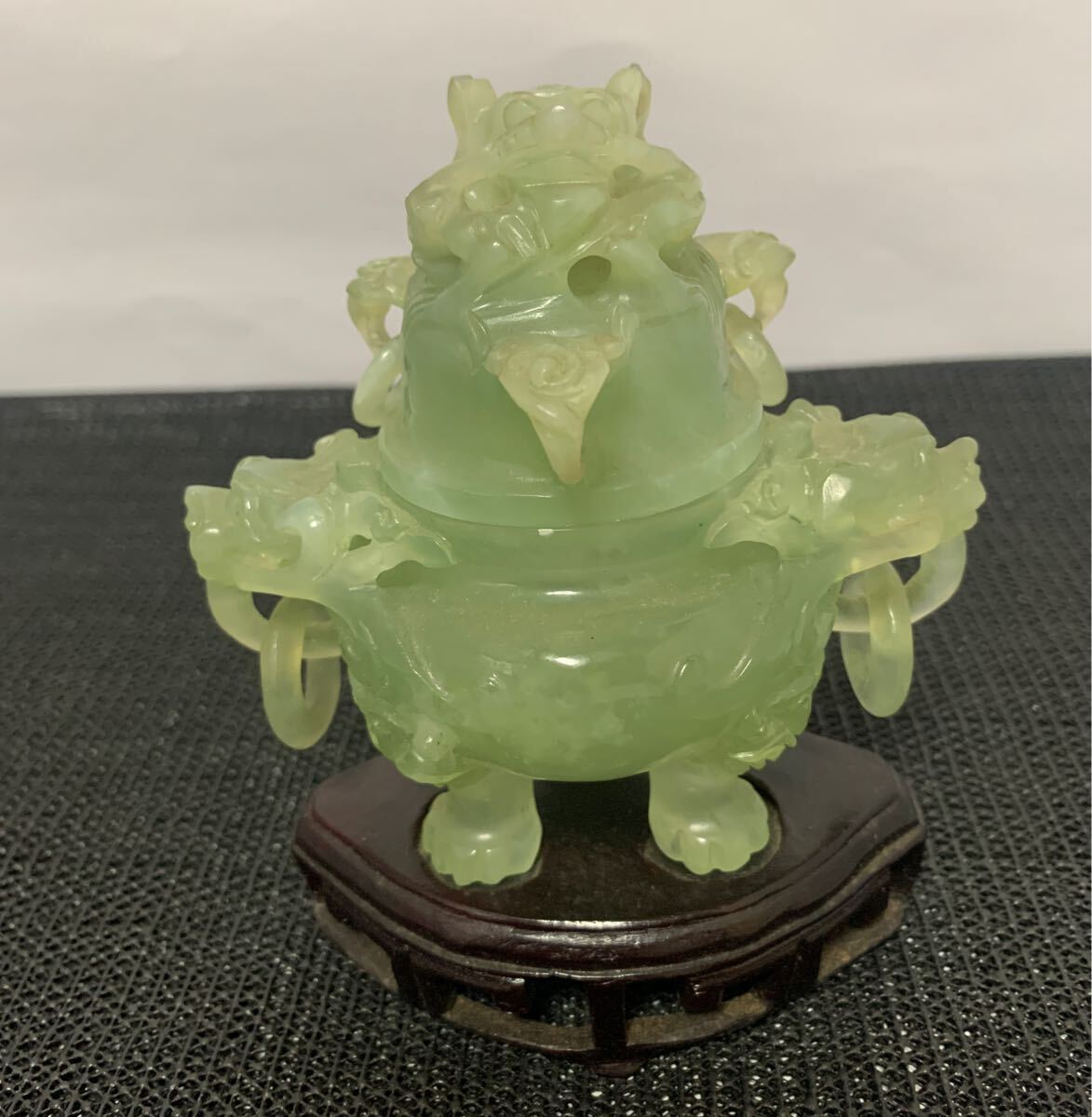 Yahoo!オークション -「翡翠 龍 置物」(彫刻、オブジェ) (美術品 Yahoo!オークション -「翡翠 龍 置物」(彫刻、オブジェ) (美術品