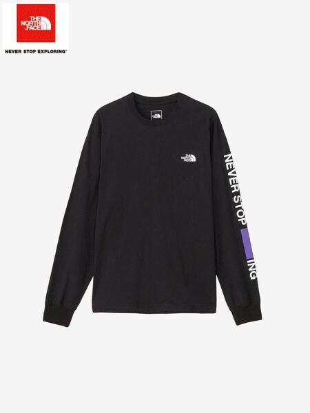 THE NORTH FACE L/S NEVER STOP ING Tee ザノースフェイス ネバーストップ ING ロングスリーブTシャツ/ロンTee ブラック2 NT32405-K2/XXL