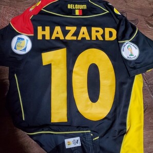2012-13年 ワールドカップ予選 ベルギー代表 アザール 選手支給品 検/WC WORLD CUP BELGIUM HAZARD MATCH ISSUED SHIRT CHELSEA チェルシー