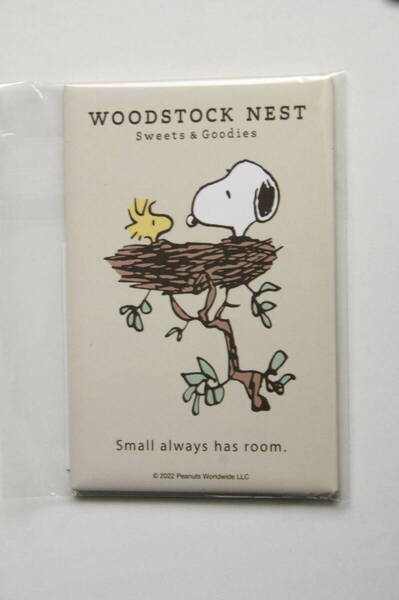 WOODSTOCK NEST Sweets&Goodies ウッドストックネスト スクエアマグネット 大きなゆとり 送料無料 PEANUTS ウッドストック スヌーピー
