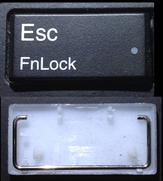 『Esc』キー : Lenovo ThinkPad X1 Carbon 5th Gen5 / 6th Gen6 キートップ+パンタグラフ (Model: YODBL-89J0 / ばら売り)