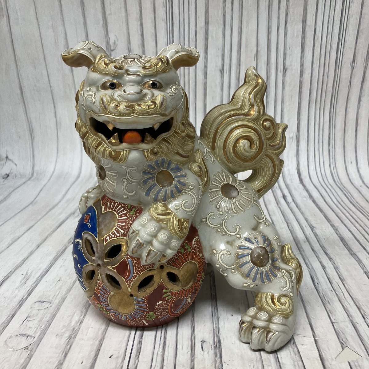 Yahoo!オークション -「九谷焼 玉獅子」(九谷) (日本の陶磁)の Yahoo!オークション -「九谷焼 玉獅子」(九谷) (日本の陶磁)の