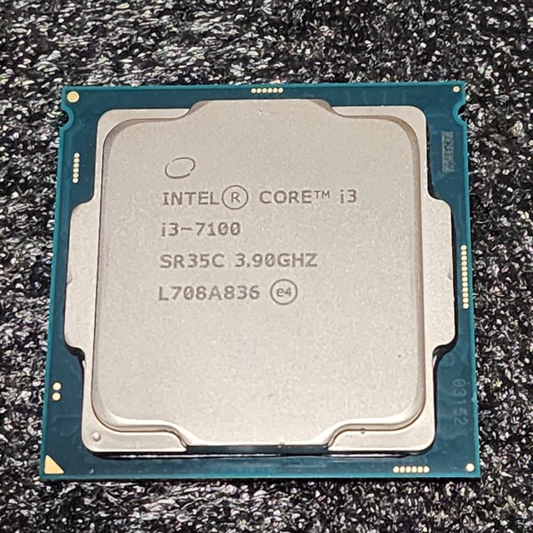 CPU Intel Core i3 7100 3.9GHz 2コア4スレッド KabyLake PCパーツ インテル 動作確認済み