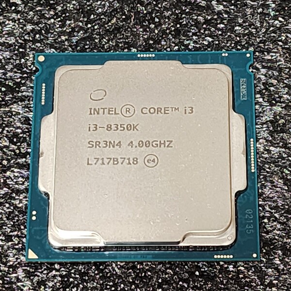 CPU Intel Core i3 8350K 4.0GHz 4コア4スレッド CoffeeLake PCパーツ インテル 動作確認済み