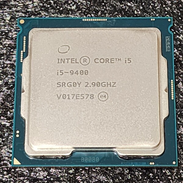 CPU Intel Core i5 9400 2.9GHz 6コア6スレッド CoffeeLake PCパーツ インテル 動作確認済み