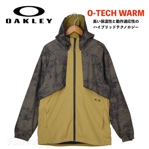 ■【L】秋冬 定価11,000円 OAKLEY オークリー 保温 発熱 防風 裏起毛 ウォームジャケット■