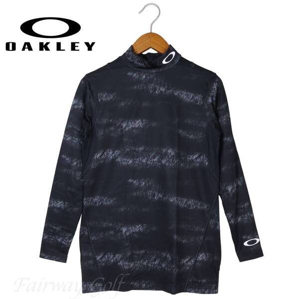 ■【L】定価9,240円 OAKLEY オークリー GOLF コンプレッション インナーシャツ黒■