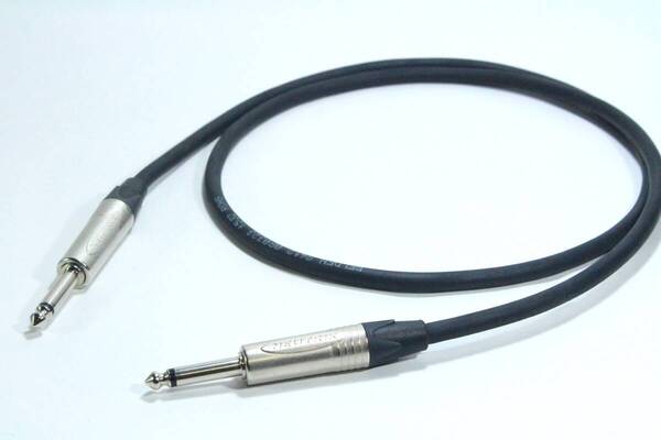 BELDEN 8412【楽器用シールドケーブル / 1m / S-S 】ベルデン ギター ベース TSフォン ニッケルメッキ NEUTRIK