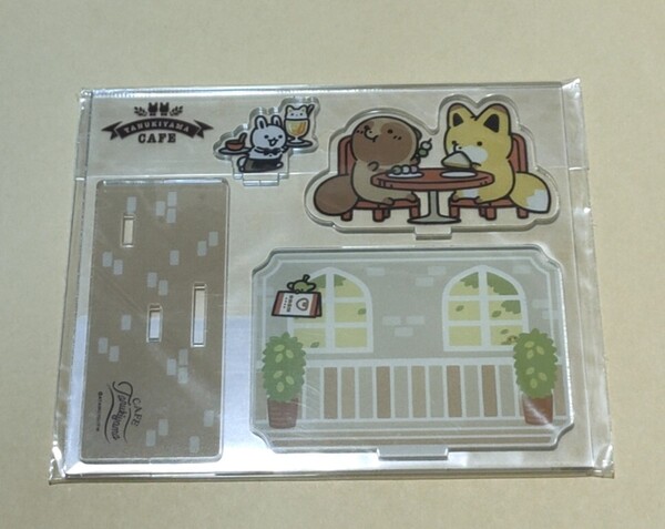 タヌキとキツネ アクリルジオラマ アクリルスタンド タヌキヤマカフェ