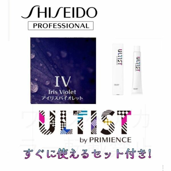 資生堂 アルティスト プリミエンス ヘアカラー ヘアカラー剤 おしゃれ染め ショート用 すぐに使えるセット付 アイリス バイオレット IV 11