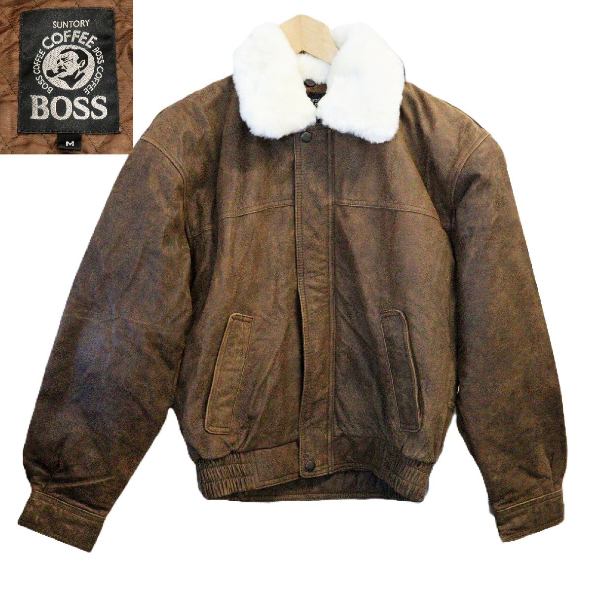 Yahoo!オークション -「サントリー boss 革ジャン Yahoo!オークション -「サントリー boss 革ジャン