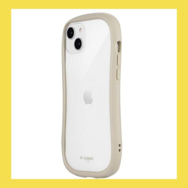 新品 iPhone14Plus スマホケース ViAMOfreely ベージュ