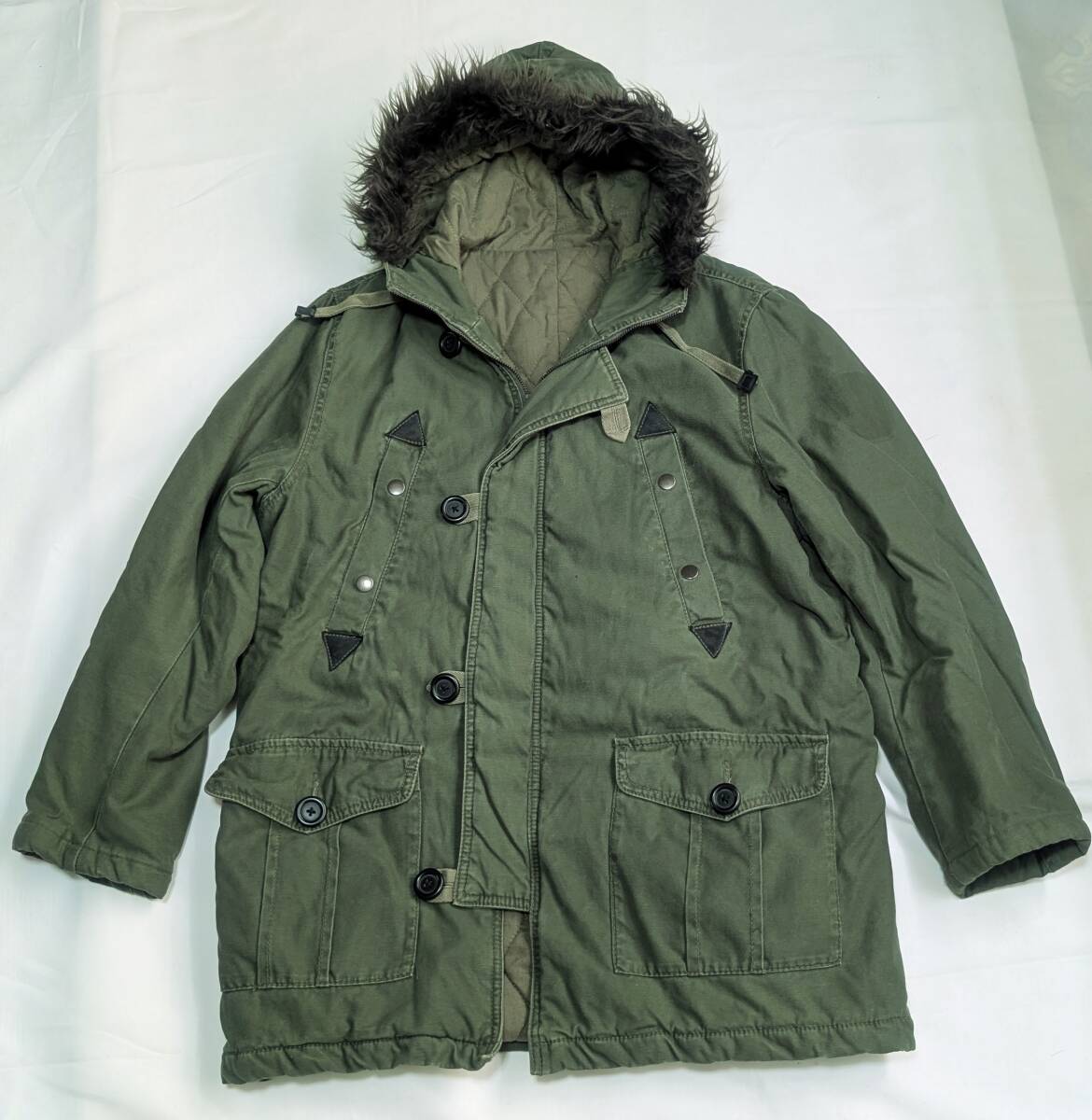デッドストック 00s archive ファー付き ミリタリージャケット y2k archive 291295 fur military short JK Y2K