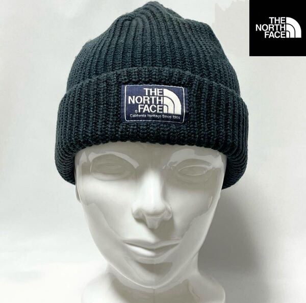 【美品】THE NORTH FACE ザ ノースフェイス ①クラシカルロゴ ニットキャップ 男女兼用 フリーサイズ