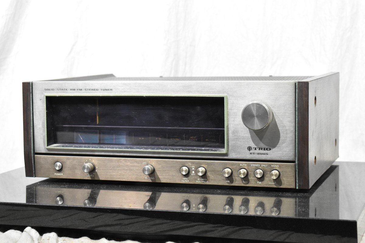 TRIO KT-8005 SOLID STATE AM/FM ステレオチューナー サイド
