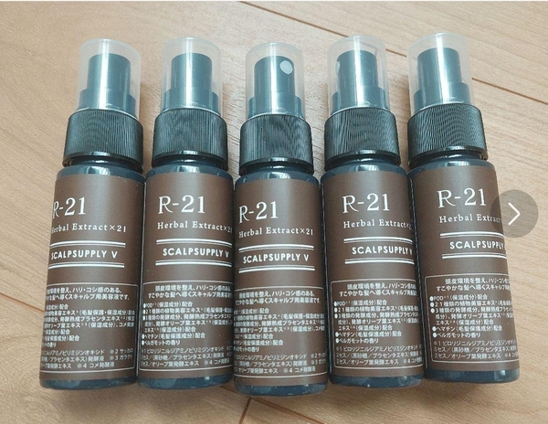 R-21 スカルプサプリ V 40ml 5本セット 育毛 スカルプ ヘマチン