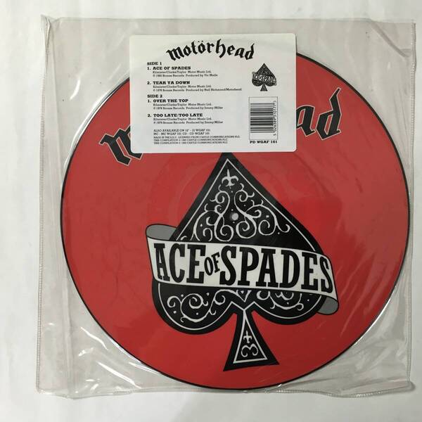 MOTORHEAD ACE OF SPADES UK盤